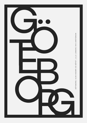 Göteborg Shuffle 21x30
