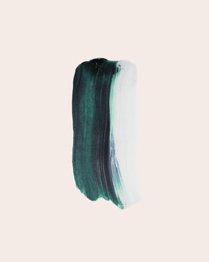 Green White Abstract Stroke 40x50