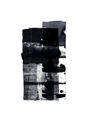 Grey Ink Stroke 30x40