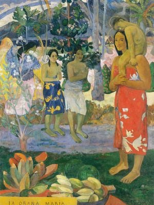 Hail Mary By Gauguin 30x40