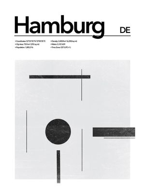 Hamburg Abstract 30x40