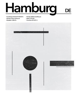 Hamburg Abstract 40x50