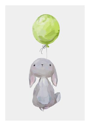 Hare With Balloon