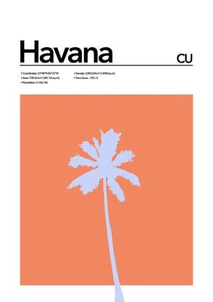 Havana Abstract 21x30