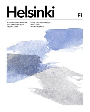 Helsinki Abstract 40x50