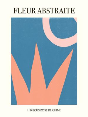 Hibiscus   Fleur Abstraite 30x40