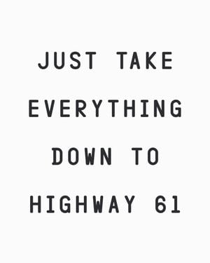 Highway 61 Excerpt 40x50