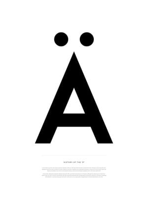 History Of The ä 21x30
