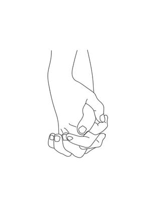 Holding Hands 30x40
