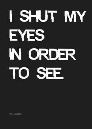 I Shut My Eyes