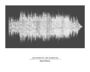 Jag Hatar Att Jag älskar Dig Dark 50x40