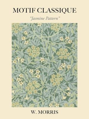 Jasmine Pattern By William Morris 30x40