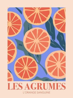 L'orange Sanguine 30x40