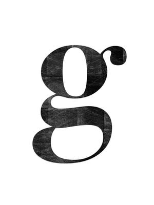 Letter G 30x40