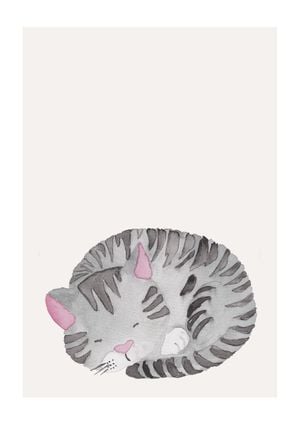 Lil Sleepy Cat 21x30