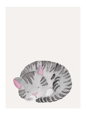 Lil Sleepy Cat 30x40