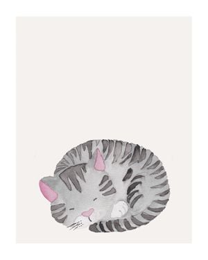 Lil Sleepy Cat 40x50