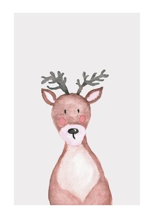 Lil Winter Deer 21x30