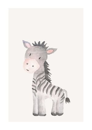 Lil Zebra 21x30