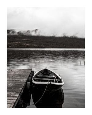 Lonely Boat 40x50
