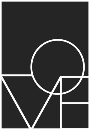 LOVE 70x100