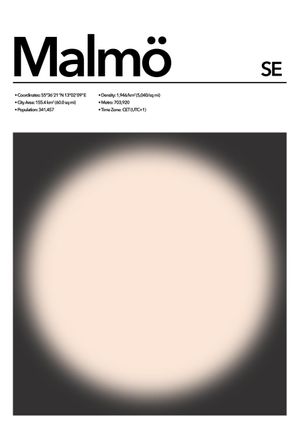 Malmö Abstract 70x100