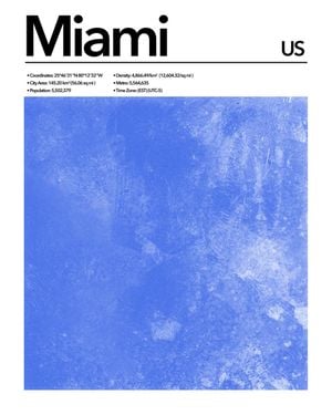 Miami Abstract 40x50