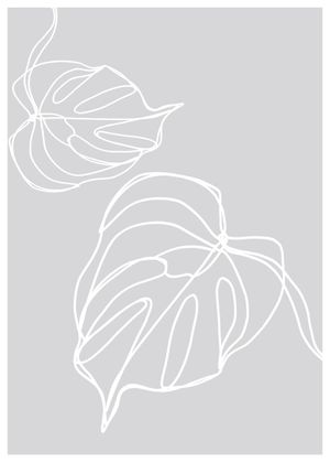 Monstera 50x70