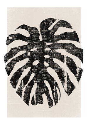 Monstera Screen 70x100
