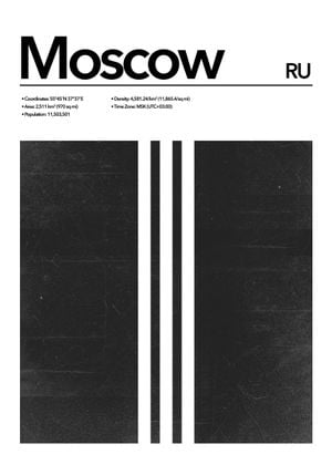 Moscow Abstract 50x70