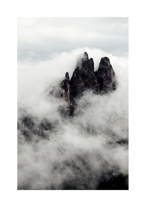 Mountain In The Clouds 21x30