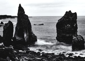 Mountains By The Shore