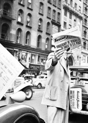 Newspaper Scene