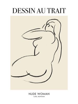 Nude Woman By Carl Newman 30x40