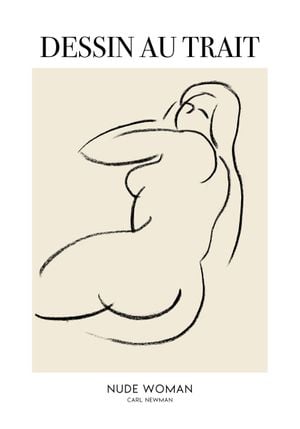 Nude Woman By Carl Newman 70x100