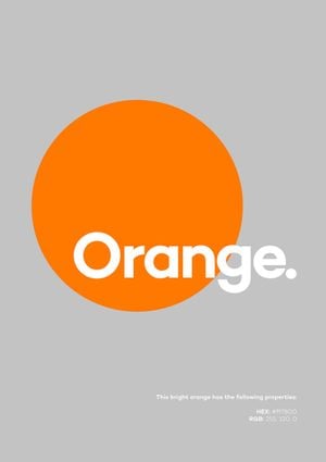 Orange 21x30