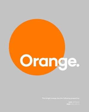 Orange 40x50