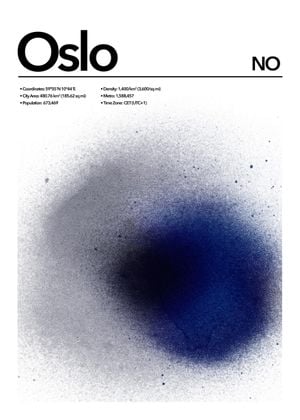Oslo Abstract 50x70