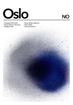Oslo Abstract 70x100