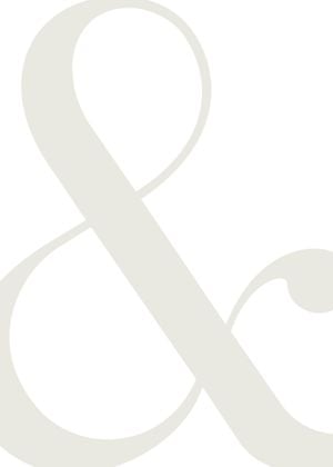 Oversized Ampersand 50x70