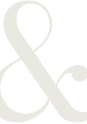 Oversized Ampersand 70x100