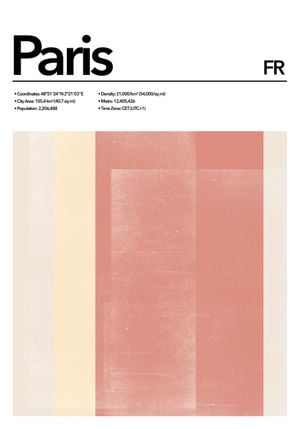 Paris Abstract 70x100