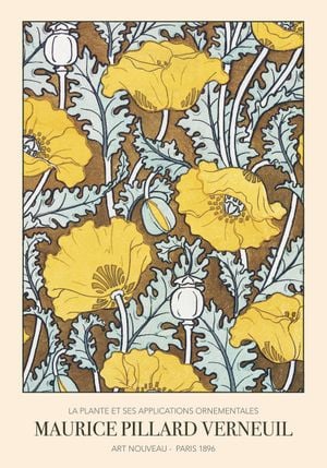 Pavot By Maurice Pillard Verneuil 70x100