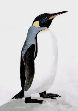 Penguin Illustration 21x30