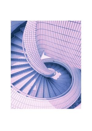 Pink Stairs 21x30