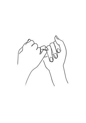 Pinkie Promise White 70x100