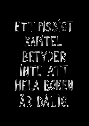 Pissigt Kapitel Svart