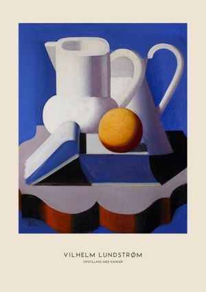 Pitcher Still Life By Vilhelm Lundstrom 21x30