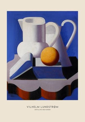Pitcher Still Life By Vilhelm Lundstrom 70x100