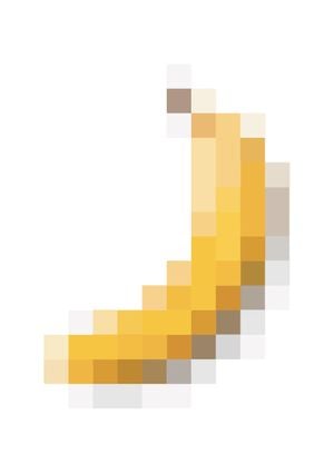 Pixel Banana 21x30